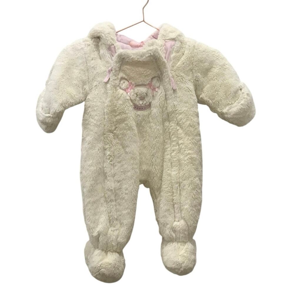 La Petite Rothschild Soft warm snowsuit hooded size 6/9 months